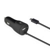 CARGADOR VORAGO AU-303 CABLE MICRO USB 2.4A USB 1.0A NEGRO Imagen