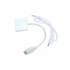 CONVERTIDOR VGA-HDMI  18CM CON CABLE DE AUDIO Imagen