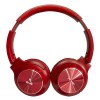 DIADEMA VORAGO HPB-200 BLUETOOT H FM/MSD PLEGABLE ROJO Imagen