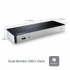 DOCKING STATION USB-C VIDEO DOBLE PARA LAPTOP WIN USBC Imagen