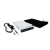 ENCLOSURE VORAGO HDD-201 PLATA DD 2.5 SATA USB 3.0 Imagen