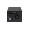 GABINETE DISCO ESATA USB 3.0 2 BAHIAS 3.5 UASP SATA FAN NEGRO Imagen