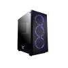 GABINETE GAMER NACEB HYDRA ILUM INACION RGB PANEL LATERAL CRISTAL T Imagen