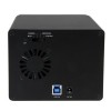 GABINETE USB 3.0 UASP RAID 2 BAHIAS SATA III 3.5 CON HUB USB . Imagen