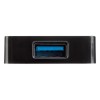 HUB 4 PUERTOS USB 3.0 WINDOWS Y MAC  ALIMENTACION USB  NEGRO Imagen