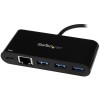 HUB CONCENTRADOR USB-C USB 3.0 0 3 PUERTOS CON ETHERNET Y PD Imagen