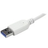 HUB USB 3.0 PORTATIL CON CABLE 3 PUERTOS USB Y RED Imagen