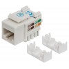 JACK RJ45 CAT5E UTP KEYSTONE DE IMPACTO BLANCO Imagen