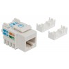 JACK RJ45 CAT5E UTP KEYSTONE DE IMPACTO BLANCO Imagen