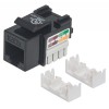 JACK RJ45 CAT5E UTP KEYSTONE DE IMPACTO NEGRO Imagen