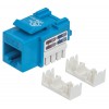 JACK RJ45 CAT6 UTP KEYSTONE DE IMPACTO AZUL Imagen