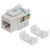 JACK RJ45 CAT6 UTP KEYSTONE DE IMPACTO BLANCO Imagen