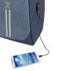 MOCHILA ANTI-ROBO 15.6  (AZUL) . Imagen