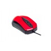 MOUSE OPTICO  EDGE  USB ROJO/NE . Imagen