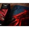 MOUSE PAD GAMER DRAGOX ANTIDERRAPANTE NEGRO MEDIUM Imagen