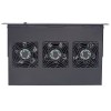 PANEL DE 3 VENTILADORES PARA RACK 1U FLUJO AIRE 95-115 CFM Imagen