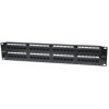 PANEL DE PARCHEO CAT5E UTP 48 PTOS RJ45 MONTAJE RACK 19  2U Imagen