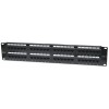 PANEL DE PARCHEO CAT6 UTP 48 PTOS RJ45 MONTAJE RACK 19  2U Imagen