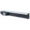 PDU BARRA MULTICONTACTO 6 CONTACTOS DOBLE INTERRUPTOR RACK Imagen