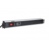 PDU BARRA MULTICONTACTO 6 CONTACTOS INTERRUPTOR SUPRESOR RACK Imagen