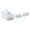 PLUG MODULAR RJ45 UTP CAT6A MULTIFILAR 80PZS CONTACTO CHAPA ORO Imagen