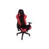 SILLA GAMER FALCON ROJA BASE METALICA SOPORTE LUMBAR SOPORTE CER Imagen