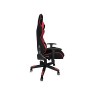 SILLA GAMER FALCON ROJA BASE METALICA SOPORTE LUMBAR SOPORTE CER Imagen