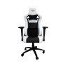 SILLA GAMER RAVEN BLANCA BASE METALICA SOPORTE LUMBAR SOPORTE CER Imagen