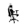 SILLA GAMER RAVEN BLANCA BASE METALICA SOPORTE LUMBAR SOPORTE CER Imagen