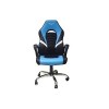 SILLA GAMER TITAN AZUL SEMI REC LINABLE SOP METALICO BRAZO ACOJINAD Imagen