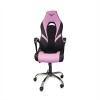 SILLA GAMER TITAN ROSA SEMI REC LINABLE SOP METALICO BRAZO ACOJINAD Imagen