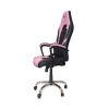 SILLA GAMER TITAN ROSA SEMI REC LINABLE SOP METALICO BRAZO ACOJINAD Imagen