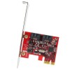 TARJETA ADAPTADOR CONTROLADORA PCI EXPRESS PCIE 2 PUERTOS SATAIII Imagen