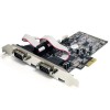 TARJETA ADAPTADORA PCI EXPRESS PCIE 4 PUERTOS SERIAL RS232 DB9 . Imagen