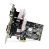 TARJETA ADAPTADORA PCI EXPRESS PCIE 4 PUERTOS SERIAL RS232 DB9 . Imagen