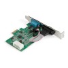 TARJETA ADAPTADORA SERIAL PCIE RS232 2 PUERTOS - UART 16950 - LP Imagen