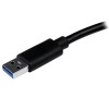 TARJETA ETHERNET 1 PUERTO RJ45 EXTERNA USB 3.0 CON USB NEGRO Imagen