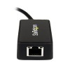 TARJETA ETHERNET 1 PUERTO RJ45 EXTERNA USB 3.0 CON USB NEGRO Imagen