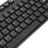 TECLADO ALAMBRICO USB 5FT QWERT 108 TECLAS  PLUG AND PLAY  NEGRO Imagen