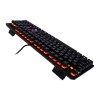 TECLADO MECANICO GAME FACTOR KB G400  SWITCH RED  USB  NEGRO Imagen