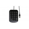 TECLADO NUMERICO ALAMBRICO USB 3FT  PLUG AND PLAY  WINDOWS/MAC Imagen