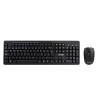 VORAGO KIT TECLADO Y MOUSE INALAMBRICOS MULTIMEDIA NEGRO Imagen