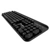 VORAGO TECLADO KM-200 INALAM MULTIMEDIA VINTAGE NEGRO Imagen