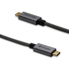 USB-C TO USB-C CABLE  47 IN. BRAIDED BK