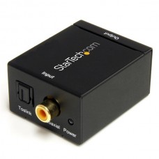 ADAPTADOR CONVERTIDOR AUDIO DIGITAL COAX SPDIF TOSLINK A RCA. grande