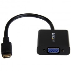 ADAPTADOR CONVERTIDOR DE VIDEO MINI HDMI A VGA 1920X1200 ACTIVO. grande