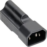 ADAPTADOR DE CABLE DE ALIMENTACIÓN 5-15R A C14 NEGRO