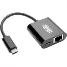 ADAPTADOR DE RED USB-C GIGABIT CON USB-C PD - THUNDERBOLT 3 NEGRO grande