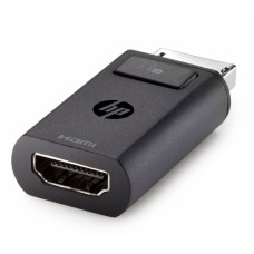 ADAPTADOR DE VIDEO HP DISPLAY PORT MACHO A HDMI HEMBRA NEGRO grande