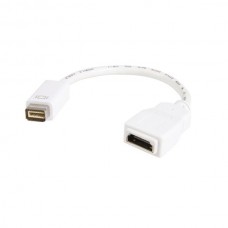 ADAPTADOR HDMI HEMBRA A MINI MACHO PARA MACBOOK IMAC BLANCO grande